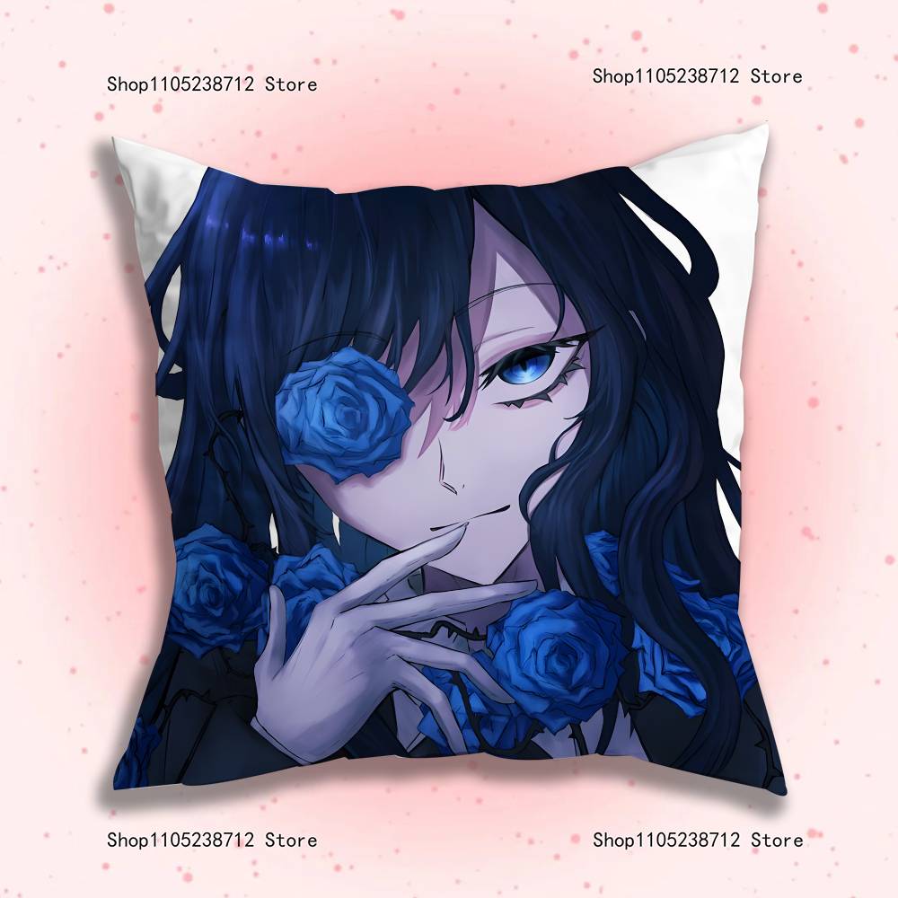 A-AdoS Anime Cute Pillow Case For Sofa Decor Car Office Room Printing Cushion Cover Decorations and Protector