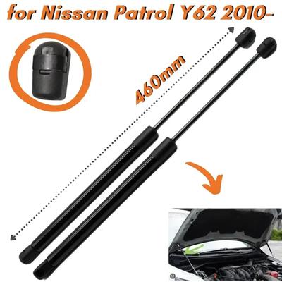Hood Struts for Nissan Patrol Y62 2010-present for Armada for Infiniti QX56/QX80 Front Bonnet Lift Supports Gas Springs