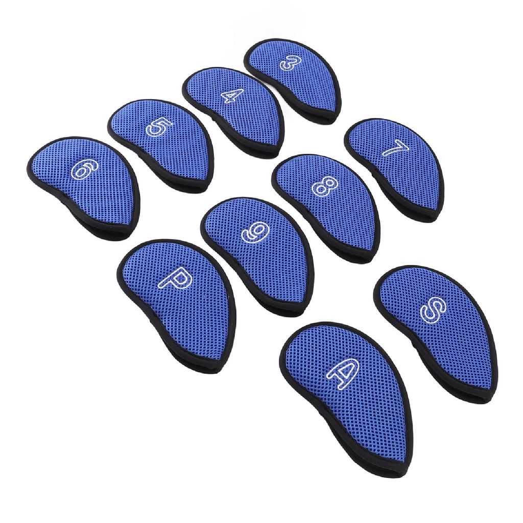 10pcs Head Cover Breathable Nylon Mesh Soft Lining Protective Iron Covers Set