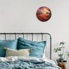 Vibrant Poppy Field Metal Wall Art Durable Home Office Decor