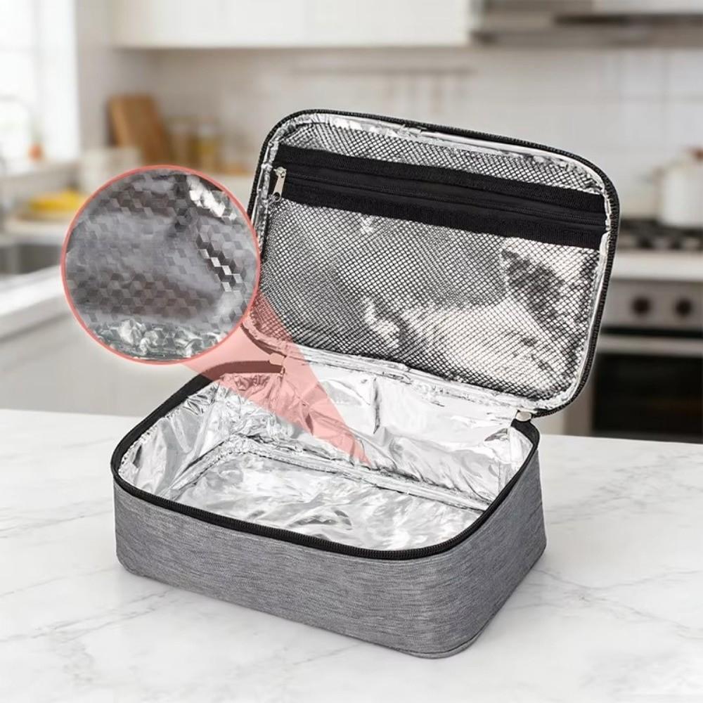 Large Capacity Portable Thermal Bag Thickened Insulated Cooler Bag Lunch Bag  Student Lunch