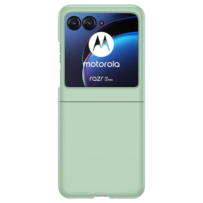 

For Motorola Razr 40 Ultra 5G Hard PC Phone Case Ultra-thin Skin-touch Back Cover Light Green
