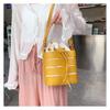 REWELL Chic Hollow PU Bucket Bag for Women