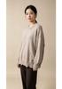 2026 Euro-American Autumn/Winter Women's Loose Solid Color Round Neck Pullover Sweater