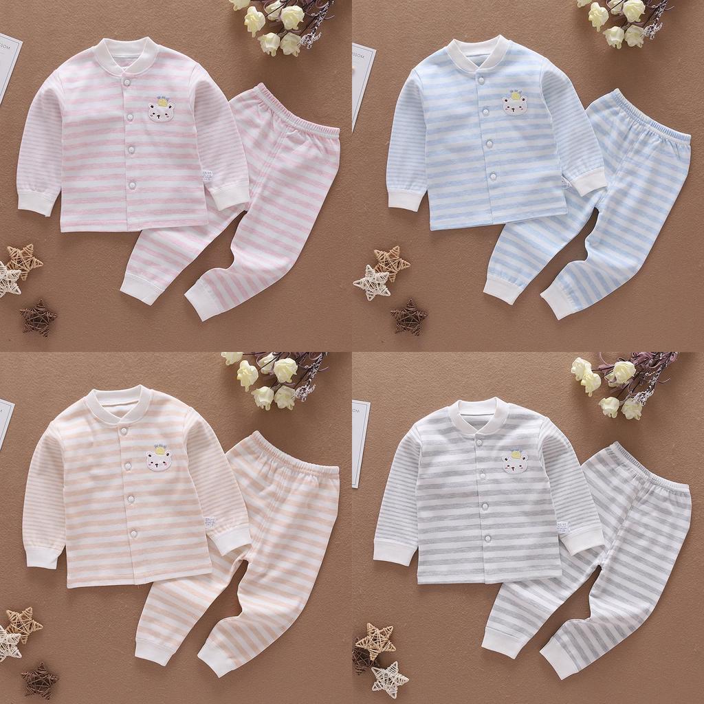 Baby Cotton Baby Clothes Set With Open Front Design For Newborns And Infants