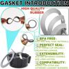 Rubber O-Ring Gasket Seal 8 Pcs for Oster Blender Gasket for Osterizer and Oster Blender Replacement Parts Oster Blender Parts Oster Blender