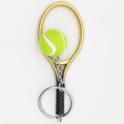 Kreativer Tennis-Schlüsselanhänger, Sportausrüstung, Sport-Souvenir-Anhänger, Schulpreis