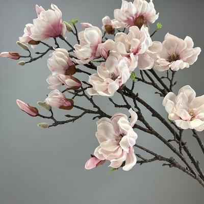 Real Touch Artificial Magnolia Branch Handmade EVA Simulation Big Magnolia Realistic Fake Flower Teacher's Day