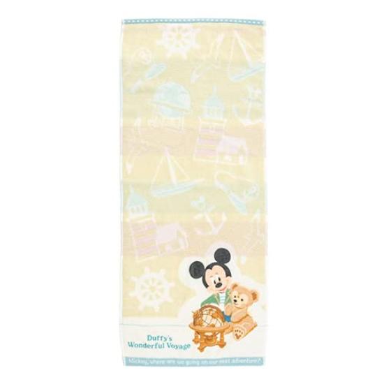 Mickey Duffy Face Towel Wonderful Voyage DisneySea Disney Merchandise Souvenir & "Duffy's 2022" [Tokyo Exclusive]