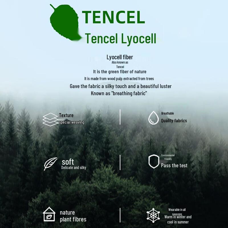 ROMON Men's Tencel Lyocell Straight Fit Stretch Jeans