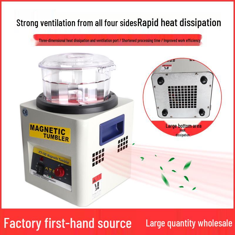 KT185 Magnetic Jewelry Polisher: Automatic Grinding and Deburring Machine