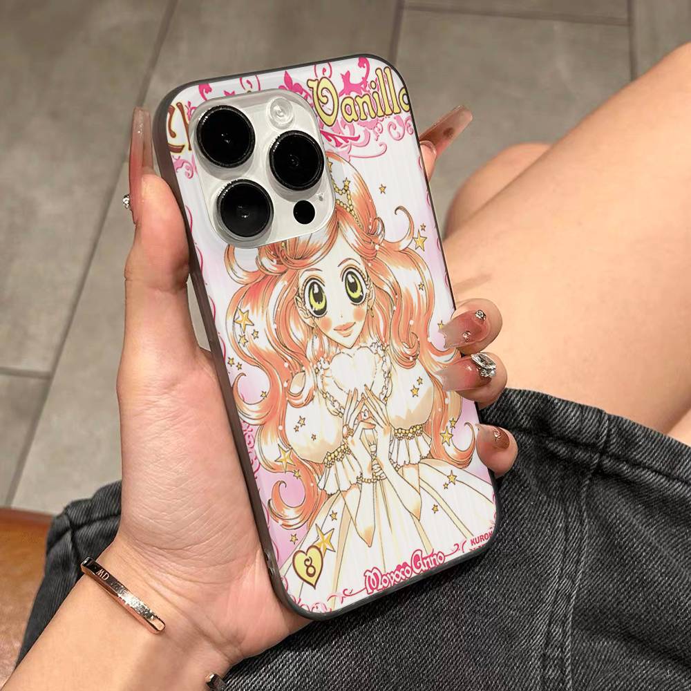 Anime S-Sugar Sugar Soft Corrugated Transparent Phone Case For IPhone 17 15 16 11 12 13 14 Pro Max Plus Pro