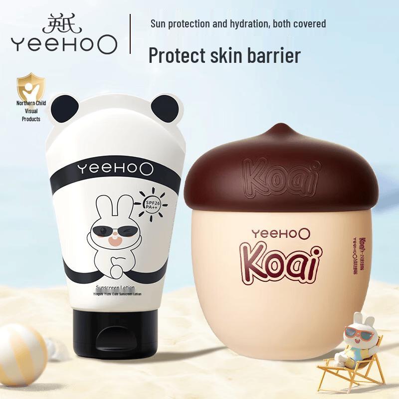YEEHOO Kids Outdoor Sun Protection Skincare Set