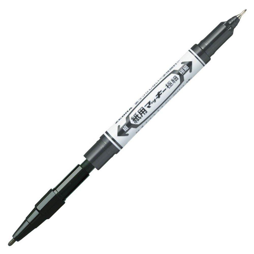 Zebra Makiki Paper Extra Fine 10 Water-Based Pen, Pen, Point, Black, Pens, B-WYTS5-BK