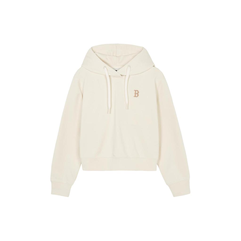 New MLB SS24 Sweatshirt Women's Ecru 3FHDB1341-43CRD