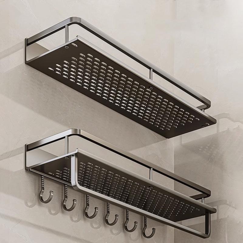 Punch-Free Wall-Mounted Bathroom & Toilet Storage Shelf