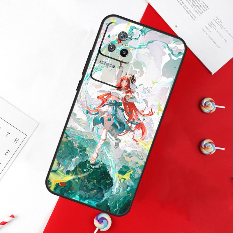 Genshin Impact Nilou Cover For Xiaomi 11T 12T 13T 14T Pro 13 14 15 Ultra POCO X7 Pro X3 X5 X6 F5 F6 M6 Pro Case POCO X6 Pro