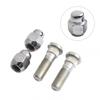 Wheel Hub Bolt Stud & Nut Set for Impreza 2005 2019 Silver Steel Material