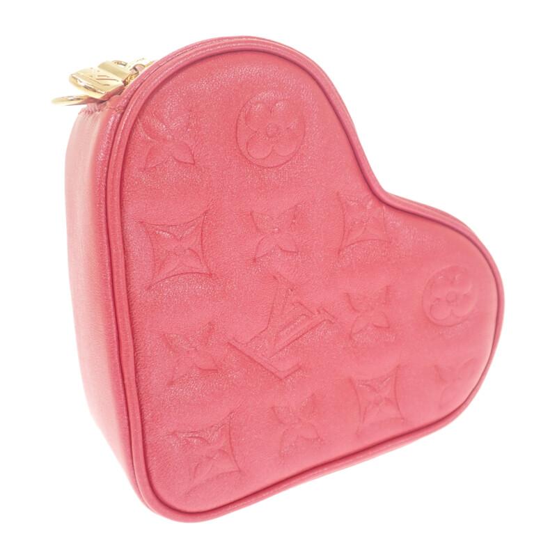 LOUIS VUITTON  M80837 Monogram Shoulder Bag Red leather Women