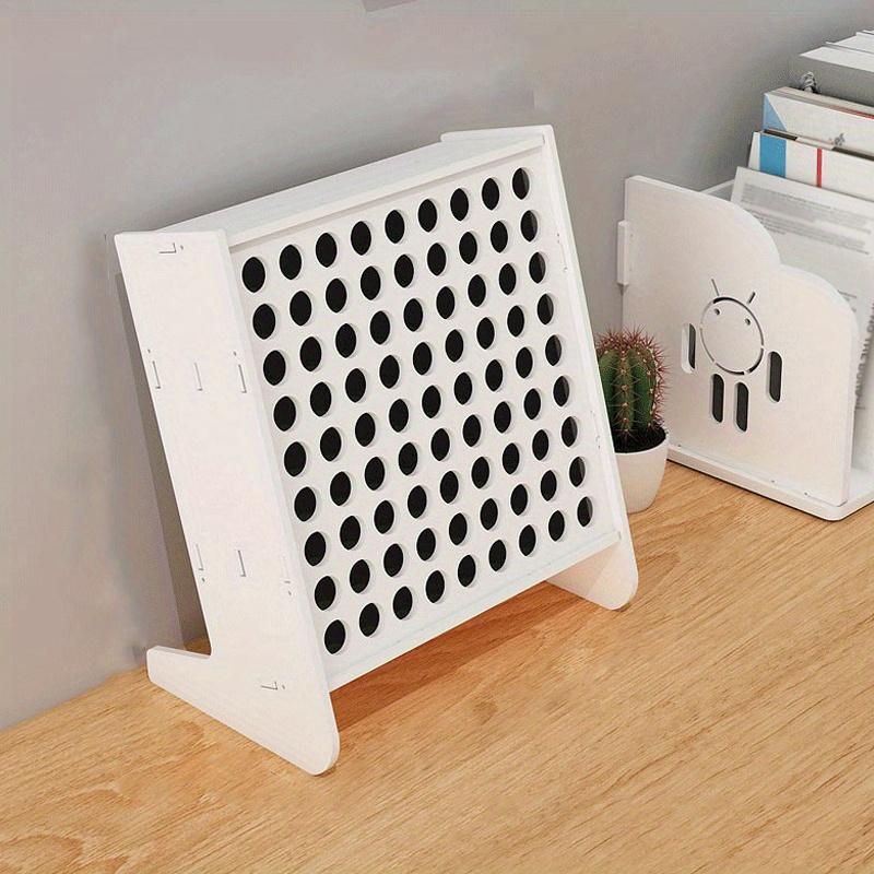 45/81hole 1pc Large Capacity Marker Pen Oblique Plug Good Quality Storage Rack,multi-function Storage Color Pen Awesome Base Rack.