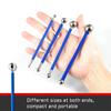 4pcs Professional DIY Stainless Steel Polymer Clay Tools Filling and Caulking Kit Tile Grout Floor Pressure Seam Stick