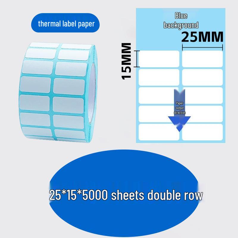 Durable Self-Adhesive Thermal Label Paper for Electronic Scales - Barcode Stickers (Sizes: 80x60, 50x40, 30)