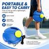 2026 New Tennis Ball Training Baseboard, Tennis Practice Rebounder, Portable Self Training Tool for Beginners,Indoor Outdoor Tennis Return Equipment