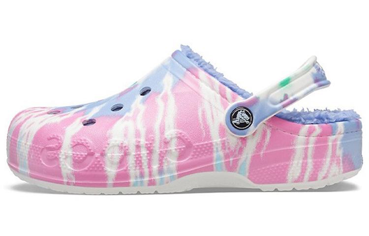 Кроксы Классические Клоги Crocs С принтом Тай-дай Разноцветные Унисекс Шлепанцы 207329-6SO 37-38