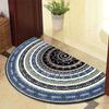 1PC Retro Door Rug Semi-circular Floor Mat Entrance Door Rugs Non-slip Absorbent Bathroom Mat Room Home Decoration Hogar Tapete