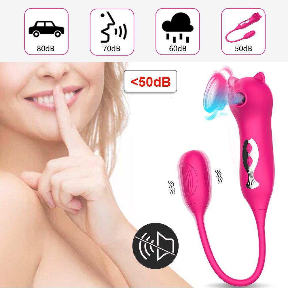 Powerful Clit Sucker Nipple Vibrator Female Sex Toys for Women Clitoris Stimulator Vibrating Erotic Goods for Adults