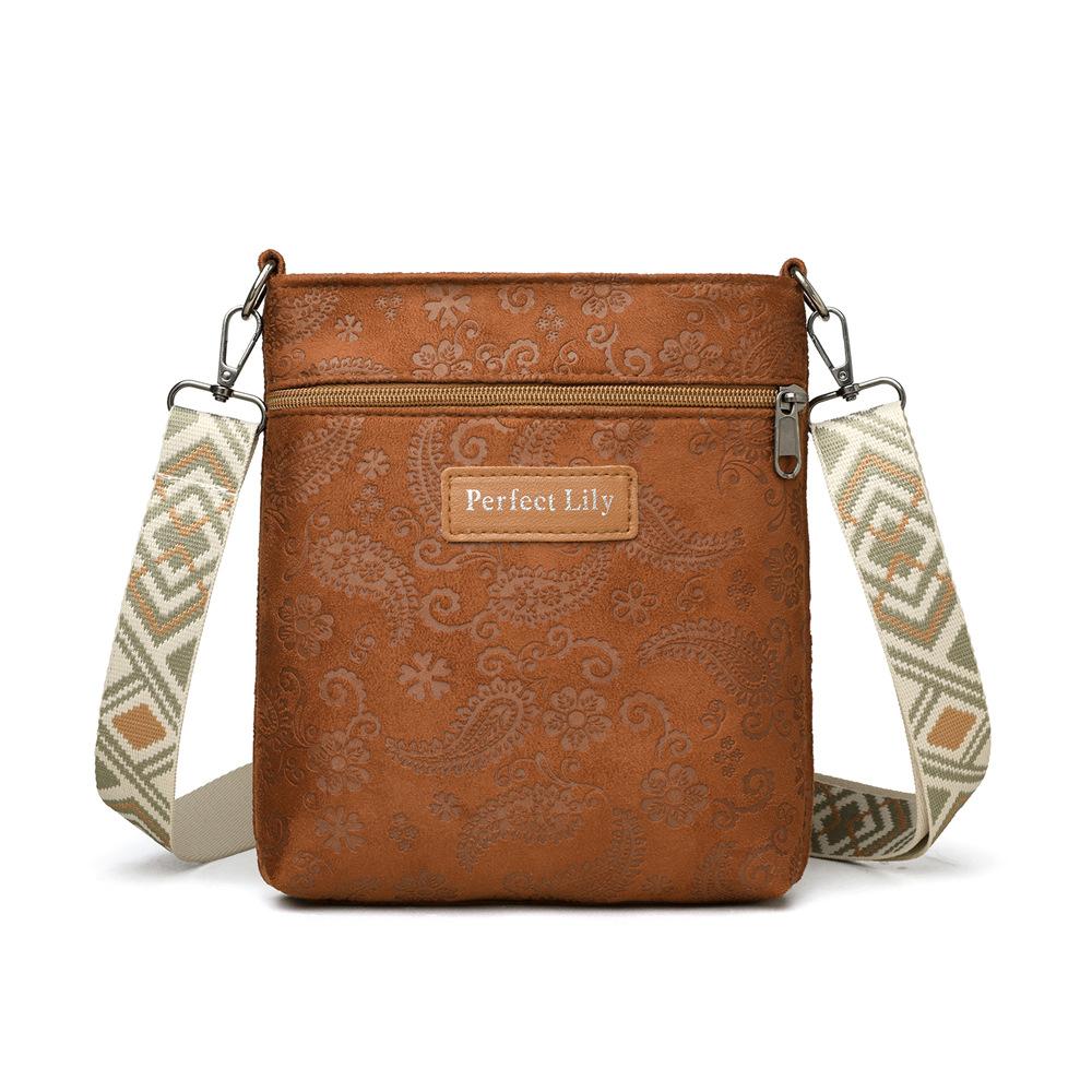 Mobile Phone Zero Wallet Fashionable and Simple Cross-body Bag for Single Shoulder Strap Trendy Soft Leather Backpack