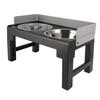 Elevated Dog Bowls Mess Proof Adjustable Raised Dog Bowl Stand Neck Guard Slip Resistant Dog Feeder