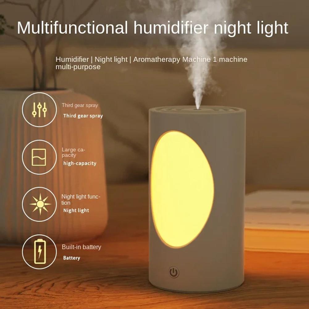 Brown Woodgrain Humidifier Portable Desktop Humidifier Tree Diffuser Portable Diffuser USB Charging Compatible