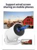 M5pro Mini HD Portable Home Projector - Wireless & Wired Connectivity