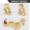 SINGARO Car Battery Terminal Connector, Pure Copper Cable End Top Post Clip Positive And Negative Pole, Applicable To Automobile, Truck, RV And Yacht