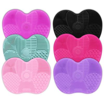 1pc Silicone Maquiagem Pincel Limpador Pad Maquiagem Lavagem Escova Gel Limpeza Mat Base Pincel de Maquiagem Scrubber Board Ferramenta