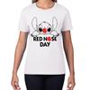 Red Nose Day Stitch Ladies T Shirt Mens Tops Tees Unisex