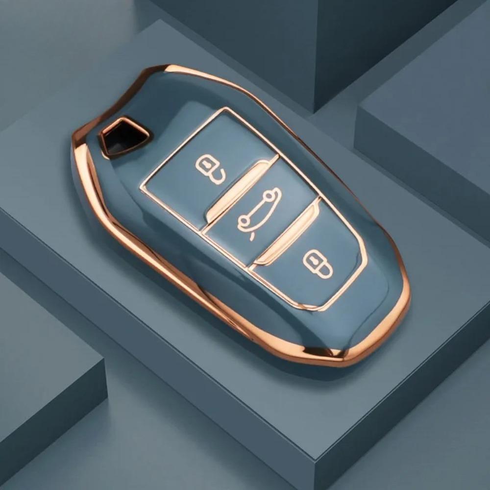 TPU Car Remote Key Case Cover Shell for Peugeot 2008 3008 4008 5008 308 408 508 Citroen C1 C2 C4 C6 C3-XR Picasso Grand DS3 DS5