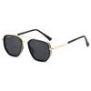 H6002 1pc PC Full-Rim Squared Frame for Women Korean Style Driving Europe and America Trend Retro Sunglasses