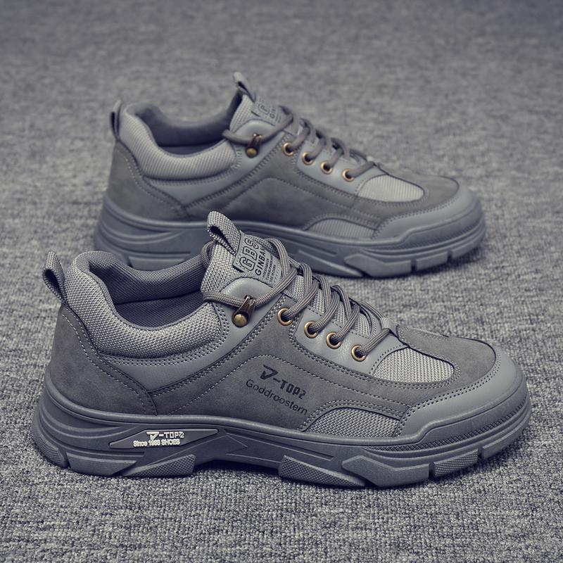 Autumn mesh casual men s shoes fashion shoes, black, khaki, gray 39 чёрный