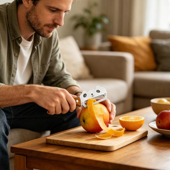 Vegetable Fruit Peeler Stainless Steel Pumpkin And Melon Peeler Dishwasher Safe Kitchen Gadget for Fruits And Veggies