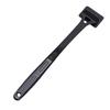 Foldable Back Scratcher Ergonomic Handle Portable Multi Functional Pet Grooming Comb Massage Scratcher Black