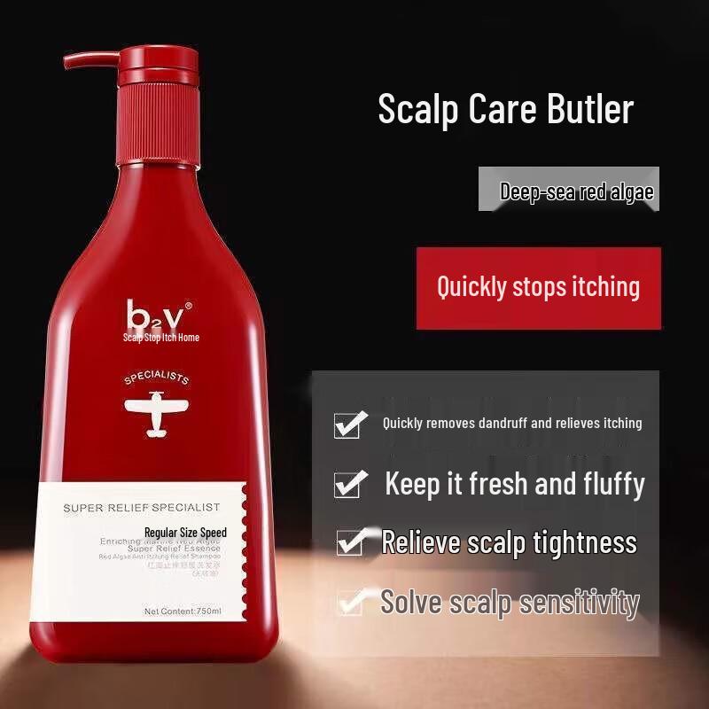 B2v Rotalgen Silikonfreies Shampoo