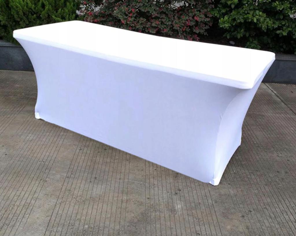 Cover For Catering Banquet Table 180X76 Cm Full Without Bow White