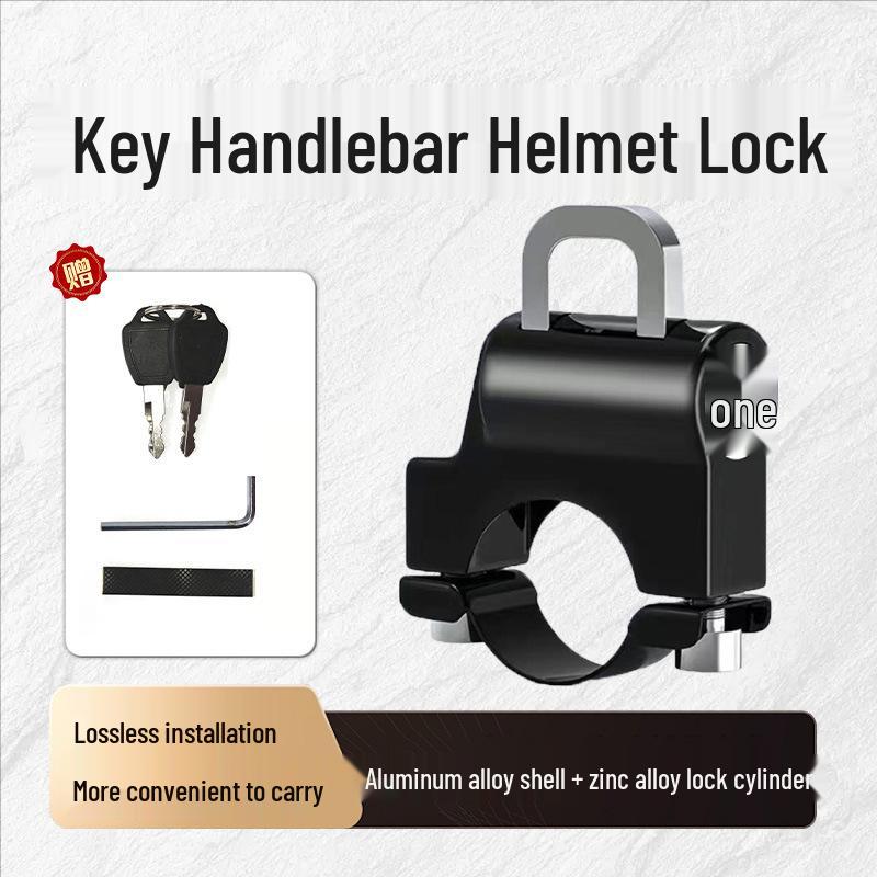 Electric Vehicle & Bicycle Anti-theft Helmet Hook Lock