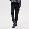 FILA Fusion X White Mountaineering Mosaic Pocket Cuffed Sports Pants Women pants Deep-Black T11W137603FBK