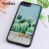 Krajews Cute Cactus Hug Summer Phone Case Cover For iPhone 14 5 6s 7 8 Plus X XR XS 11 12 13 Pro Max Samsung Galaxy S21 S22ultra