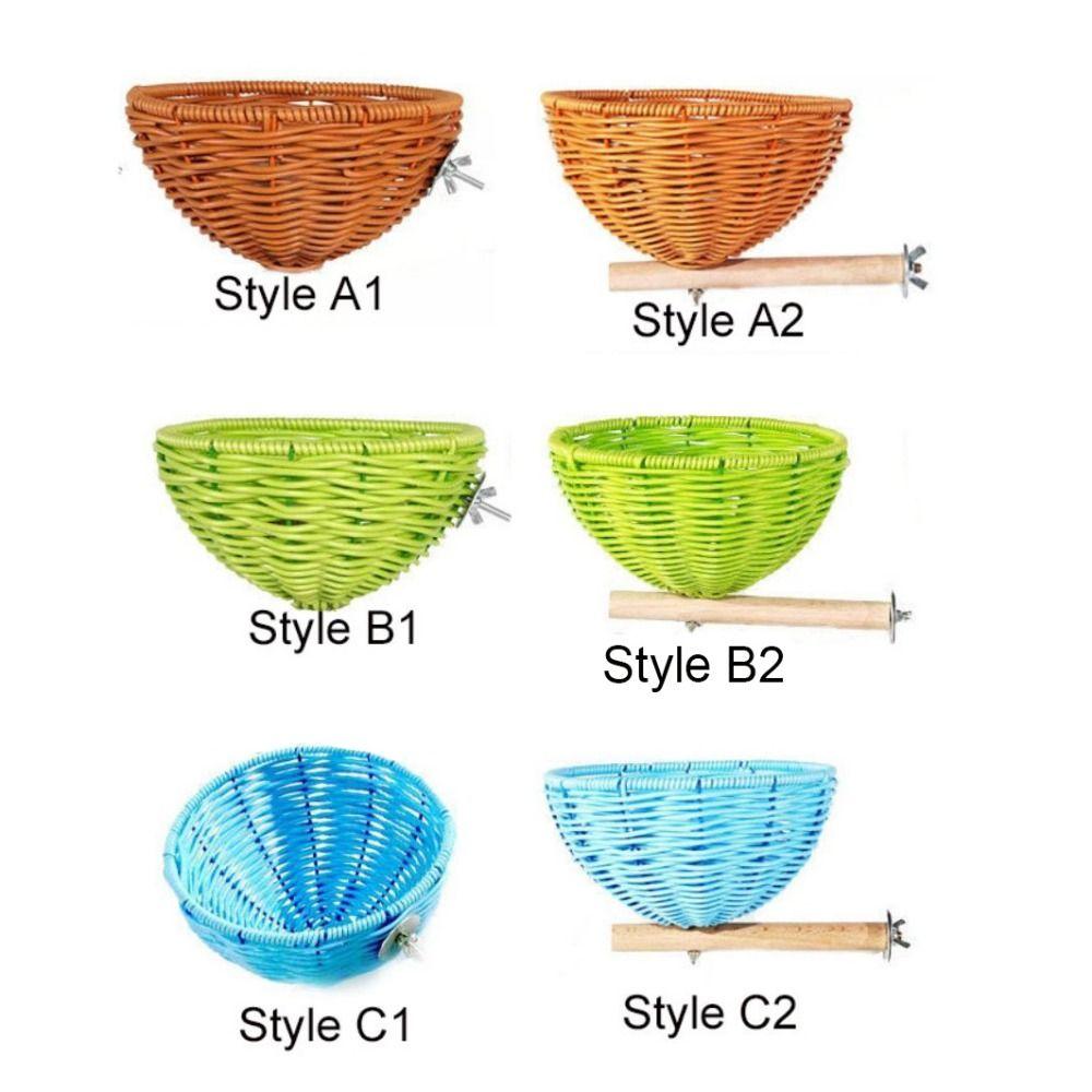 Bite Resistant Hanging Bird House Wear-resistant Handwoven Bird House  Balcony