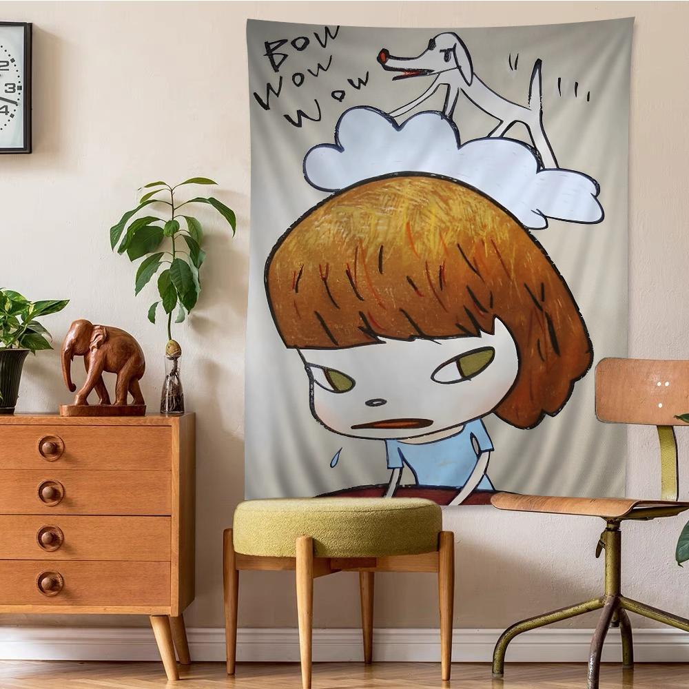 Yoshitomo Nara Dream Doll Anime Tapestry Art Science Fiction Room Home Decor Wall Art Decor