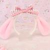 Sweet Style Tiara Women Students Photoshoot Hairband Cartoon Melody Ears Bowknot Headbands Plush Fluffy Hair Hoop